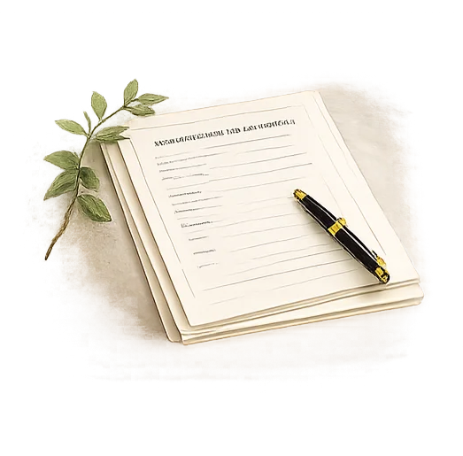 Necessary paperwork handled for you